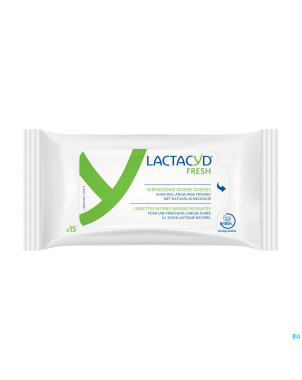 Lactacyd lingettes intimes fresh 15