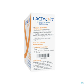 Lactacyd lingettes intimes    10