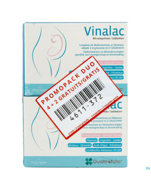 Vinalac promopack duo    caps 2x90