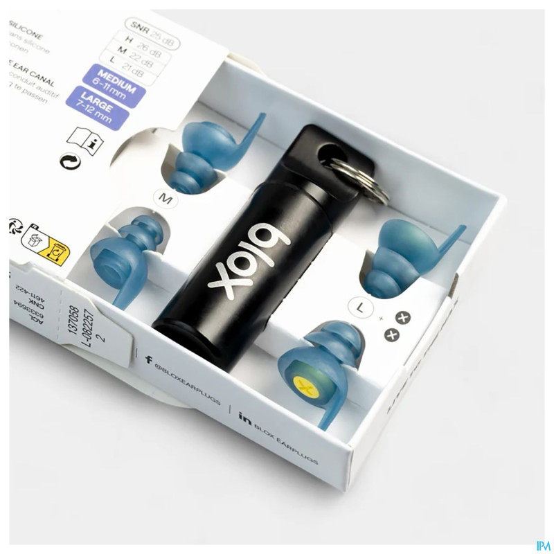 Blox sleep reutilisable bouchon oreille 1 paire