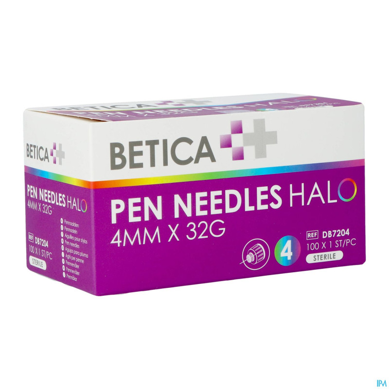 Betica aiguille stylo inj halo 4mmx32g    100