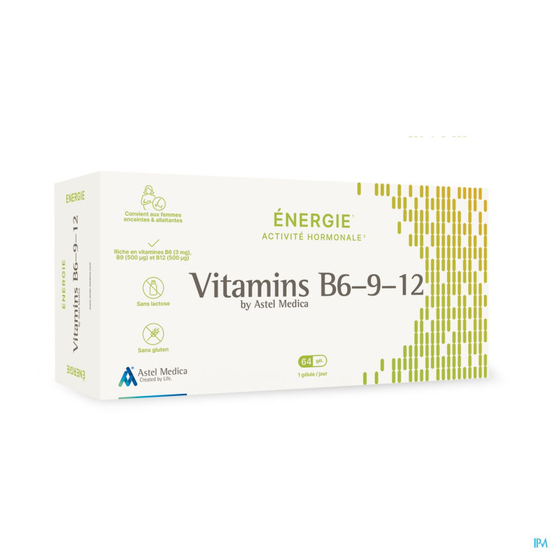 Vitamins b6-9-12 caps 64