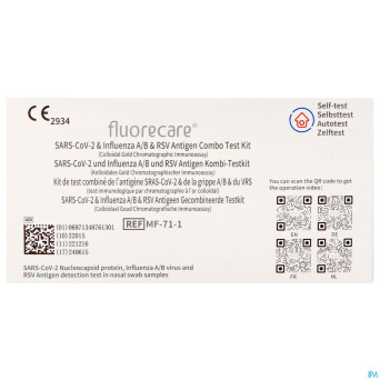 Fluorecare combi cov-grippe a/b-vrs autotest osms