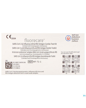 Fluorecare combi cov-grippe a/b-vrs autotest osms