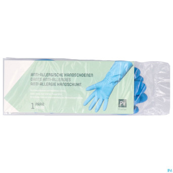 Pharmex gant a/allergie nitrile   l