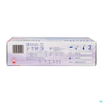 Pharmex gants nitril bleu s/poudre s    100