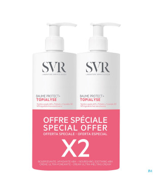 Svr topialyse baume protect+ 2x400ml