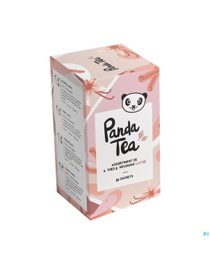Panda tea coffret latte    sach 20