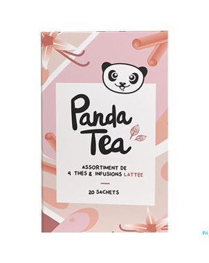 Panda tea coffret latte    sach 20