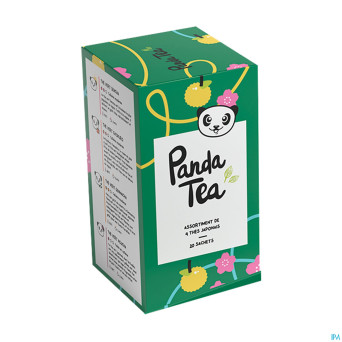 Panda tea coffret thes vert japonais    sach 20