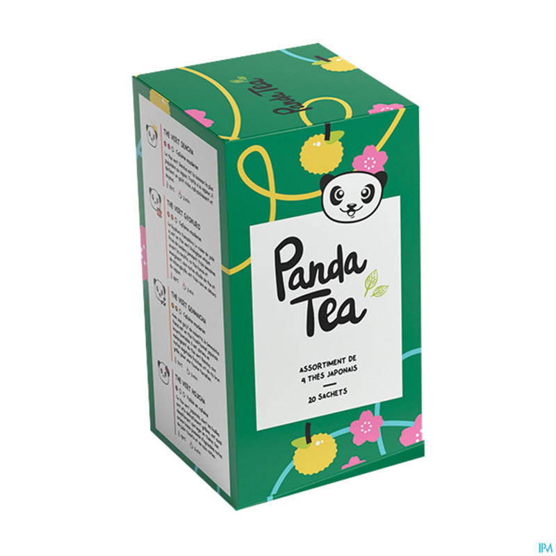 Panda tea coffret thes vert japonais    sach 20