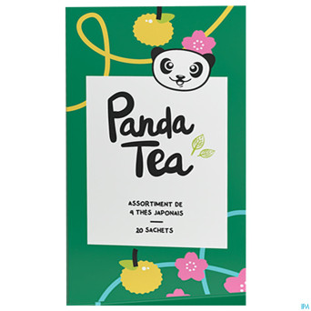 Panda tea coffret thes vert japonais    sach 20