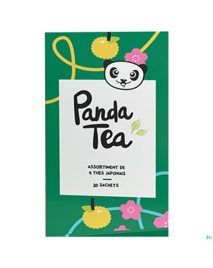 Panda tea coffret thes vert japonais    sach 20
