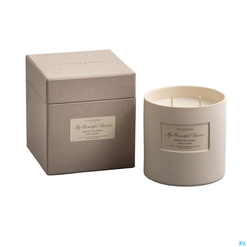 Atelier rebul coconut&fig bougie parfumee 600g