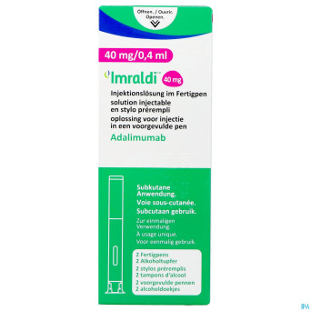 Imraldi 40mg/0,4ml sol inj 100mg/ml stylo prer. 2