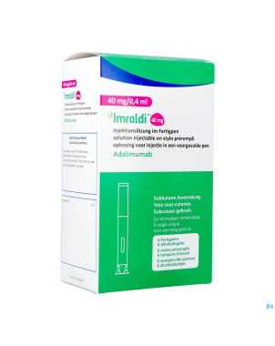 Imraldi 40mg/0,4ml sol inj 100mg/ml stylo prer. 6