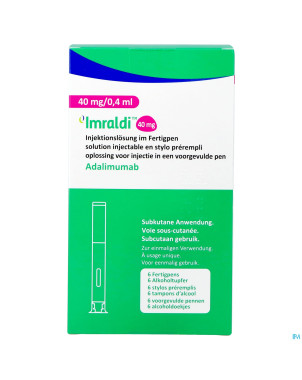 Imraldi 40mg/0,4ml sol inj 100mg/ml stylo prer. 6
