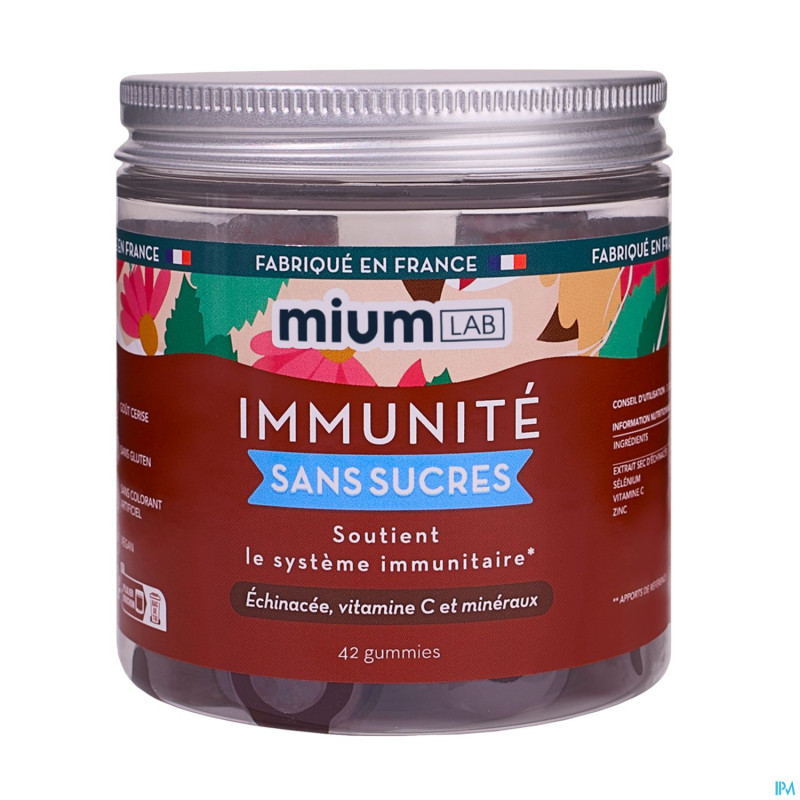 Les miraculeux immunite s/sucres    gommes 42