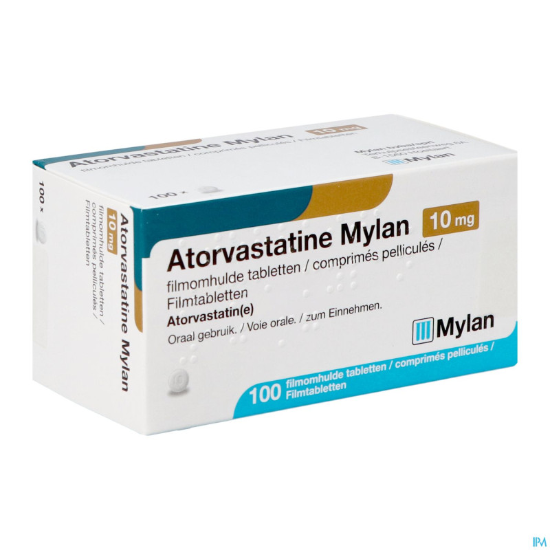 Atorvastatine viatris 10mg comp pell 100 blister