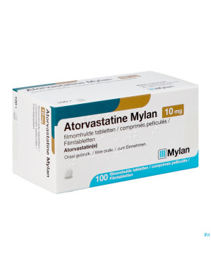 Atorvastatine viatris 10mg comp pell 100 blister