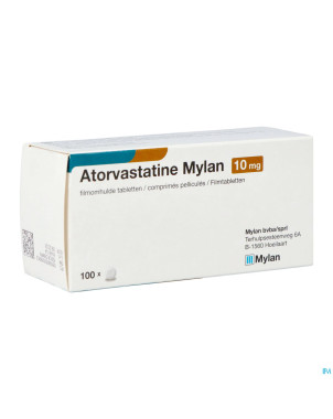 Atorvastatine viatris 10mg comp pell 100 blister