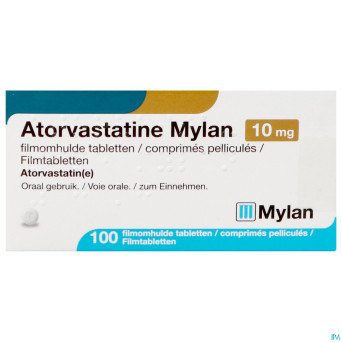 Atorvastatine viatris 10mg comp pell 100 blister