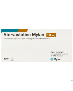Atorvastatine viatris 10mg comp pell 100 blister