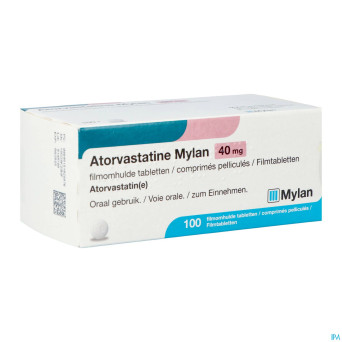 Atorvastatine viatris 40mg comp pell 100 blister