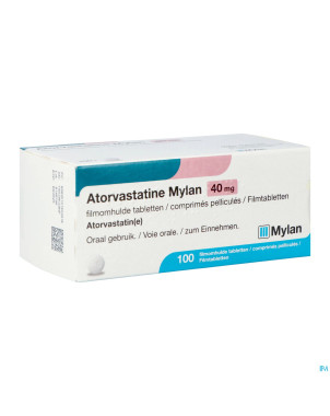 Atorvastatine viatris 40mg comp pell 100 blister
