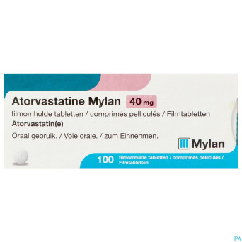 Atorvastatine viatris 40mg comp pell 100 blister