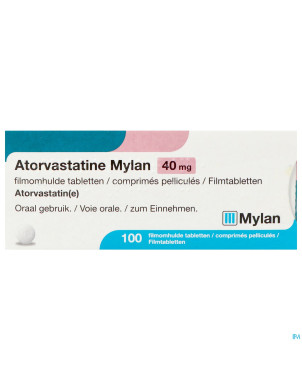 Atorvastatine viatris 40mg comp pell 100 blister
