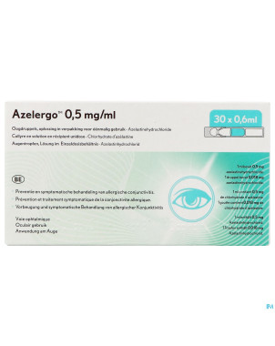 Azelergo gouttes oculaires unidoses 30