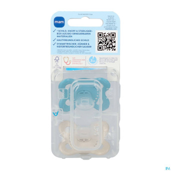 Mam sucette original pure silicone 0-6m garcon 2