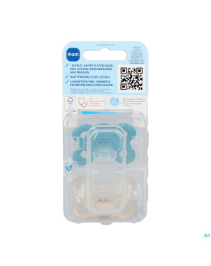 Mam sucette original pure silicone 0-6m garcon 2