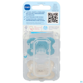Mam sucette original pure silicone 0-6m garcon 2