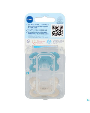 Mam sucette original pure silicone 0-6m garcon 2