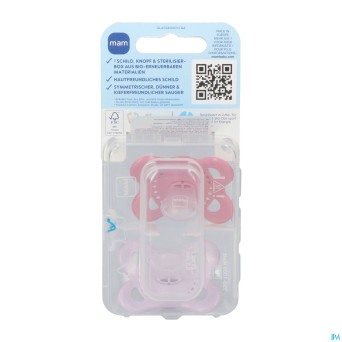 Mam sucette original pure silicone 0-6m fille