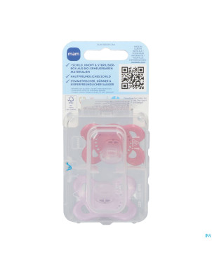 Mam sucette original pure silicone 0-6m fille
