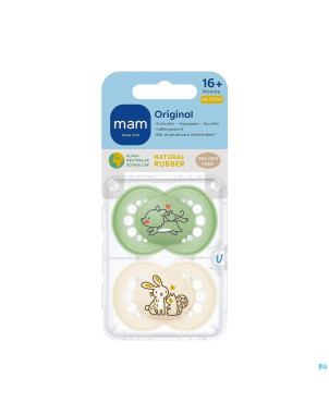 Mam sucette original pure silicone 6-16m unisexe