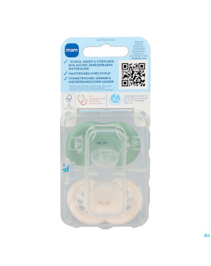 Mam sucette original pure silicone 16m+ unisexe