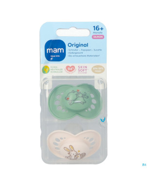Mam sucette original pure silicone 16m+ unisexe