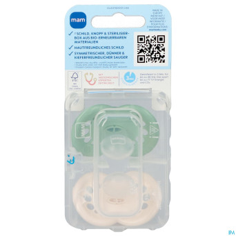 Mam sucette original pure silicone 16m+ unisexe