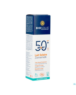 Biosolis lait solaire sport ip50+    50ml