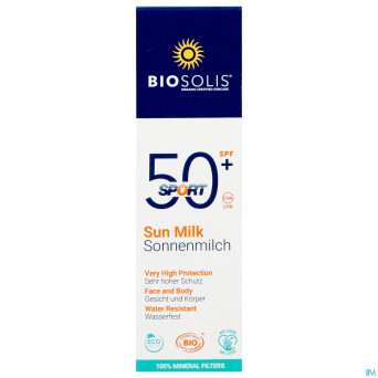 Biosolis lait solaire sport ip50+    50ml