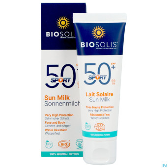 Biosolis lait solaire sport ip50+    50ml