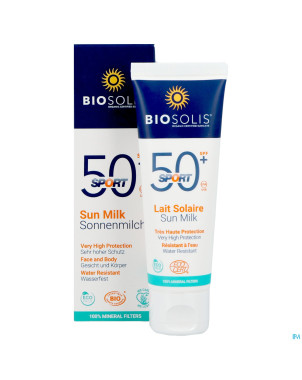 Biosolis lait solaire sport ip50+    50ml