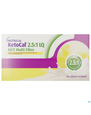 Ketocal 2:5:1 lq mct multi fibre    32x200ml
