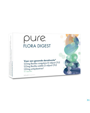 Pure flora digest    caps 10 remplace 4429-908