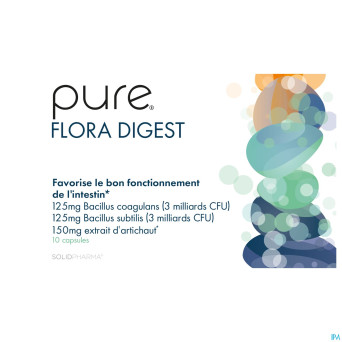 Pure flora digest    caps 10 remplace 4429-908