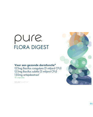 Pure flora digest    caps 10 remplace 4429-908